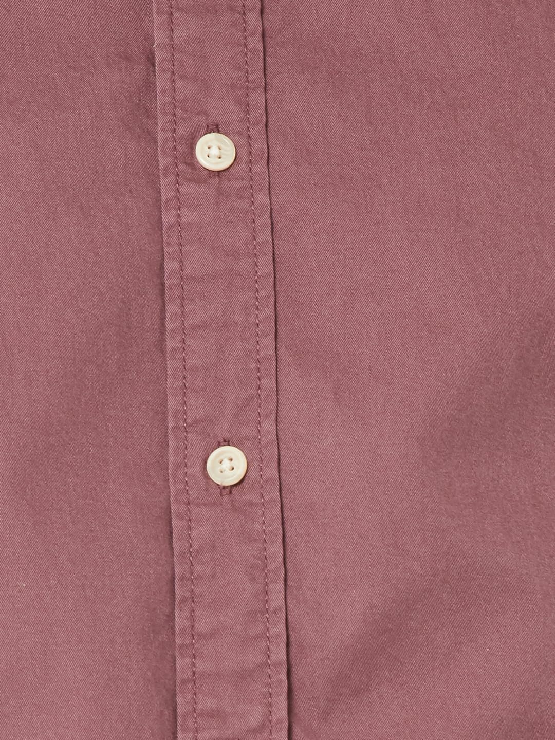 Max Men Soft Touch Regular Fit Twill Shirt (Purple_L)