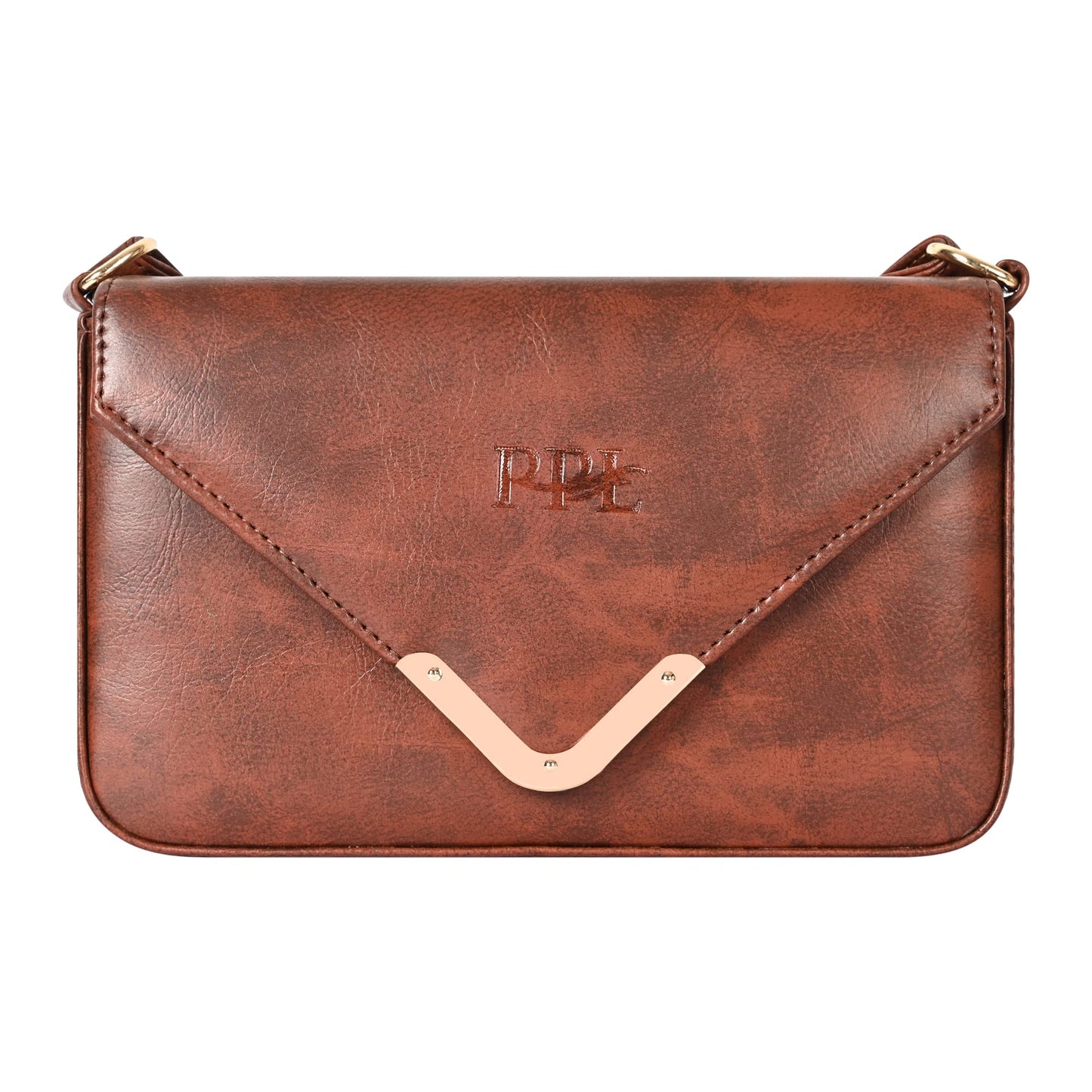 Pramadda Pure Luxury LUXE Collection Soft Touch Leather Sling Bag For Women Stylish | Trendy Side Crossbody Chain Purse For Girls | Mobile Bags For Ladies Travel. (Georgia - Mocha Brown)