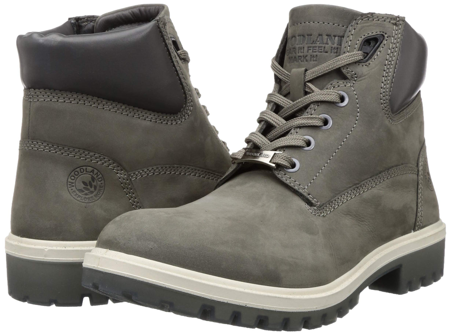 Woodland Men's 2974118SA Dgrey 2 Leather Ankle Boot-9 UK (43 EU) (10 US) (GB 2974118SADGREY 2)