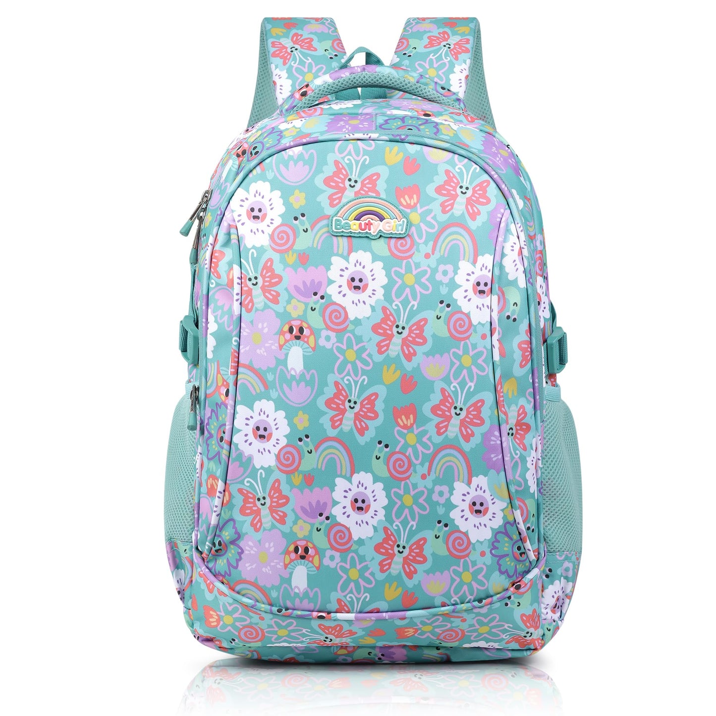 BEAUTY GIRLS BY HOTSHOT |SCHOOL BAG|TUTION BAG|COLLEGE BACKPACK|FOR GIRLS & WOMEN|18.5 INCH|32 L WATER RESISTANT |SCHOOL BAG FOR GIRLS