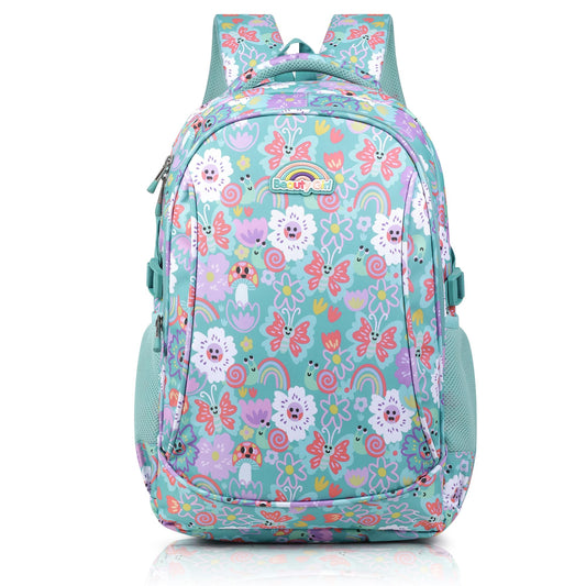BEAUTY GIRLS BY HOTSHOT |SCHOOL BAG|TUTION BAG|COLLEGE BACKPACK|FOR GIRLS & WOMEN|18.5 INCH|32 L WATER RESISTANT |SCHOOL BAG FOR GIRLS