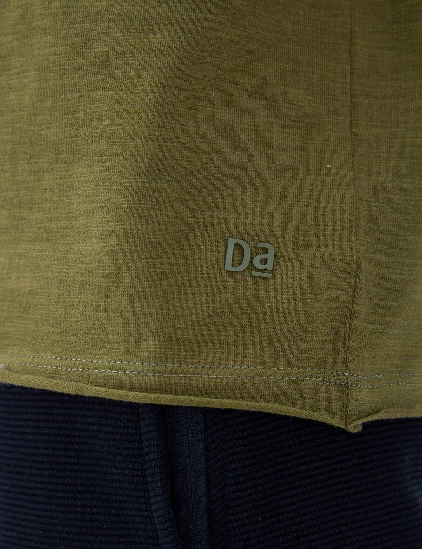 DAMENSCH Men’s Slim Fit Cotton-Elastane Blend Half Sleeve Casual T-Shirt | Round Neck T-Shirt Olive Green