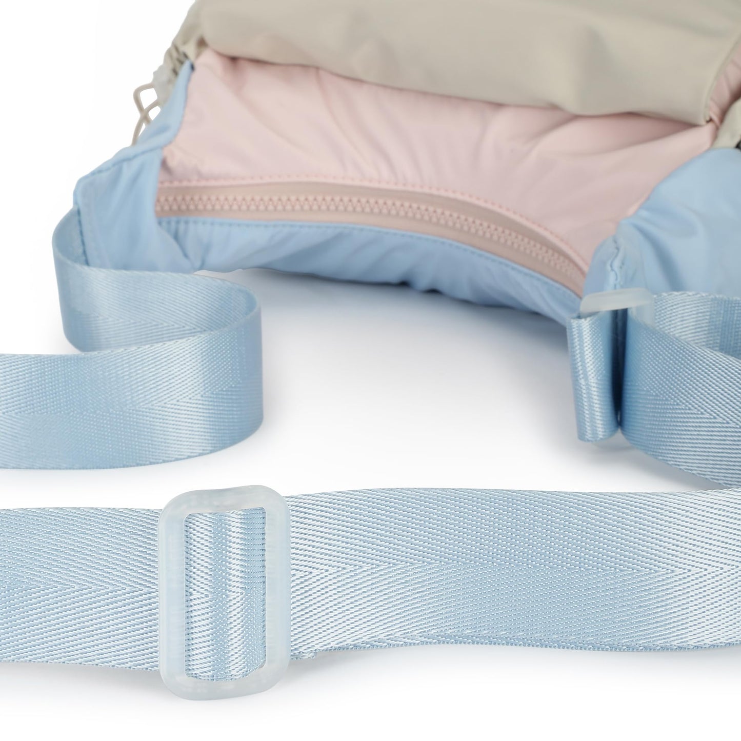 Fastrack Lightweight Nylon Sling Bag for Men and Women | Everyday Crossbody with Adjustable Strap, Zippered Compartments and Quick-Access Pocket | Minimal Urban Sling for City Commutes and Travel