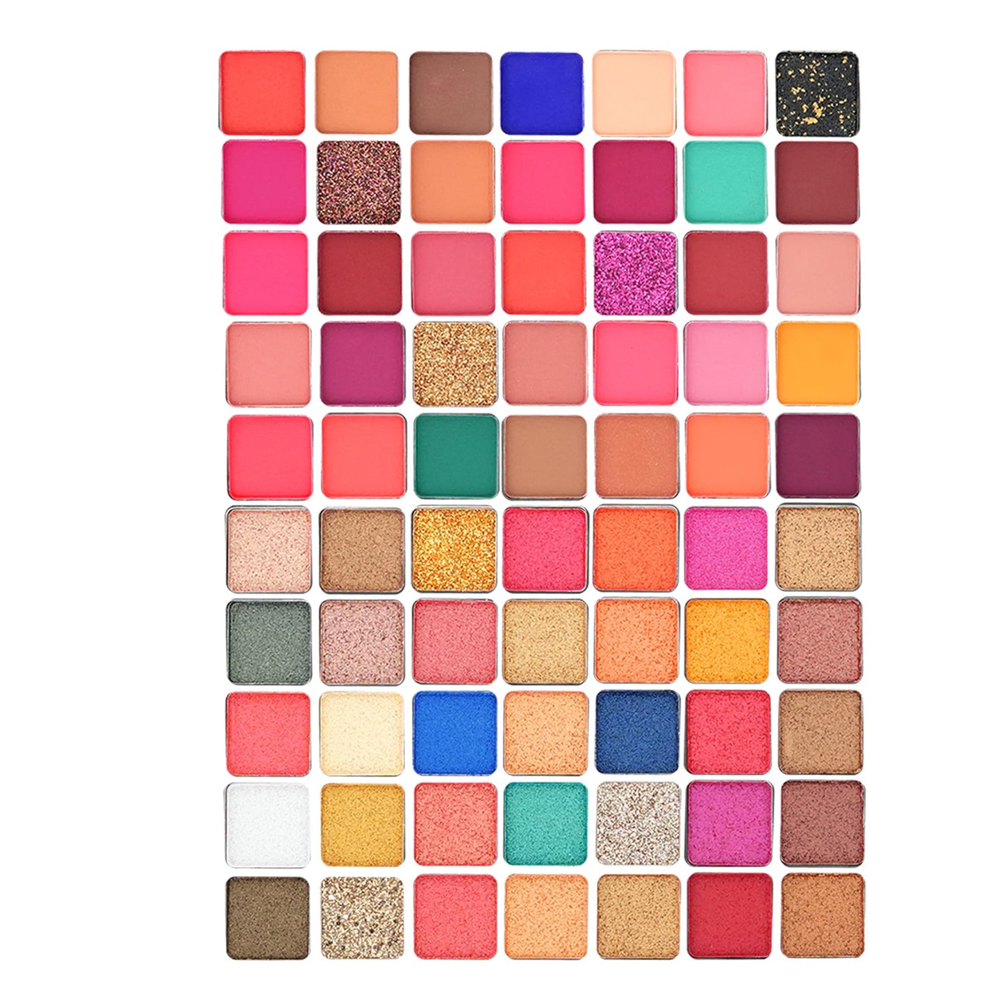 Colors Queen 70 Multi-Color Eyeshadow Palette | Highly Pigmented and Long Wearing Eye Shadow Palette with Matte, Shimmer & Glitter Shades | Easy to Blend, Minimal Fall Out for Eye Makeup (70 Color)