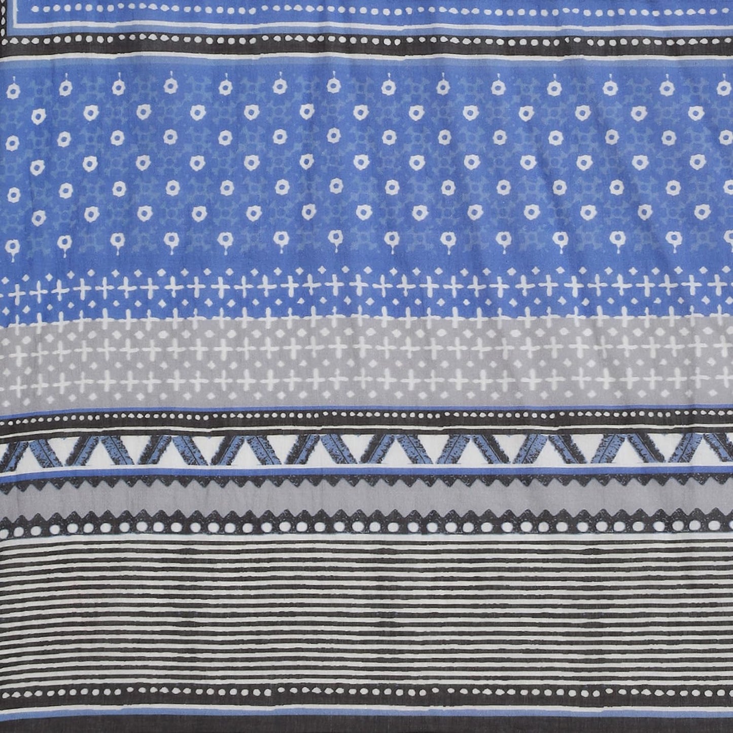 BIBA Women Rayon Printed Straight Salwar Kurta Dupatta(Skdassorted8948_Charcoal_38)