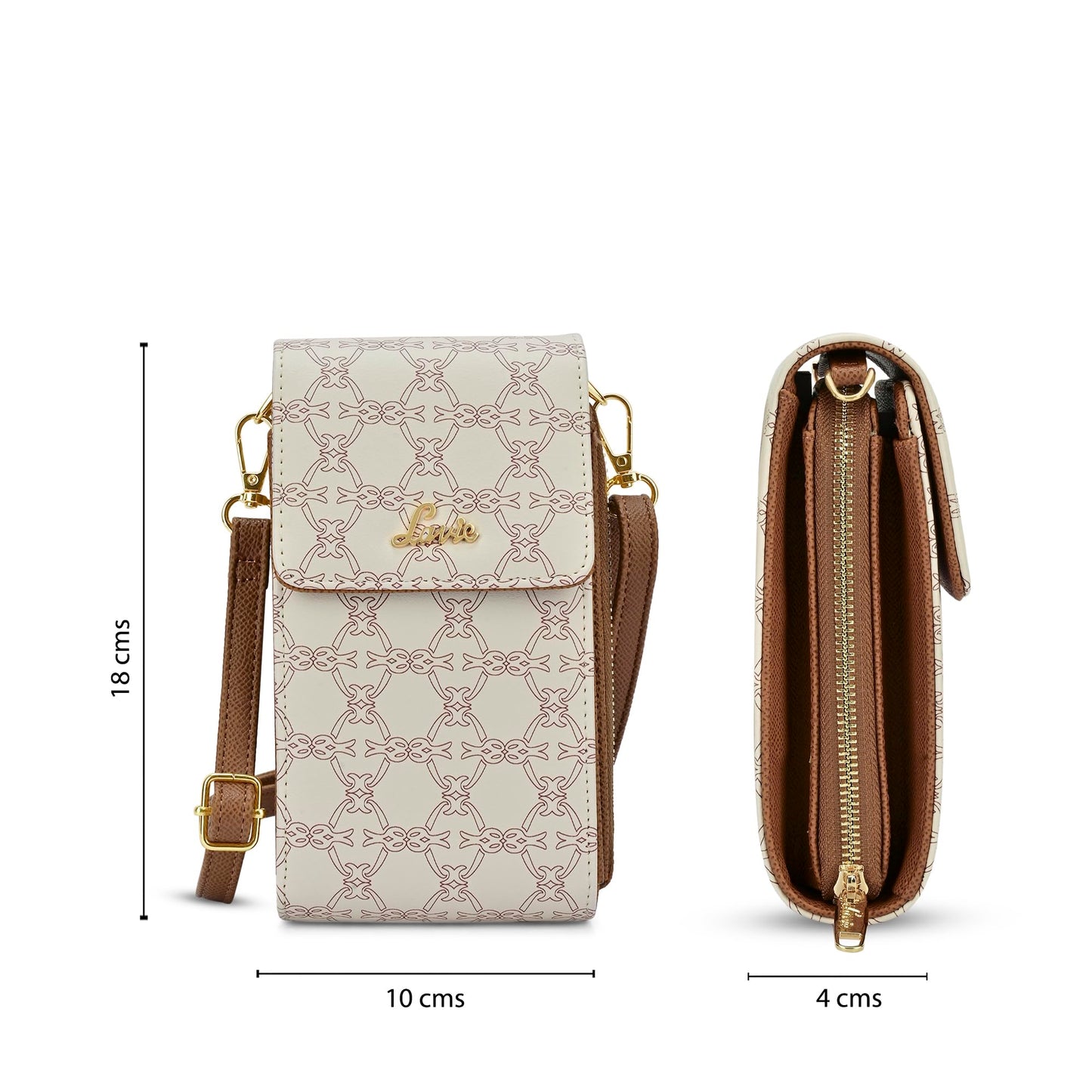 Lavie Women's Zally Vertical Zip Mup Wallet | Gift for Women