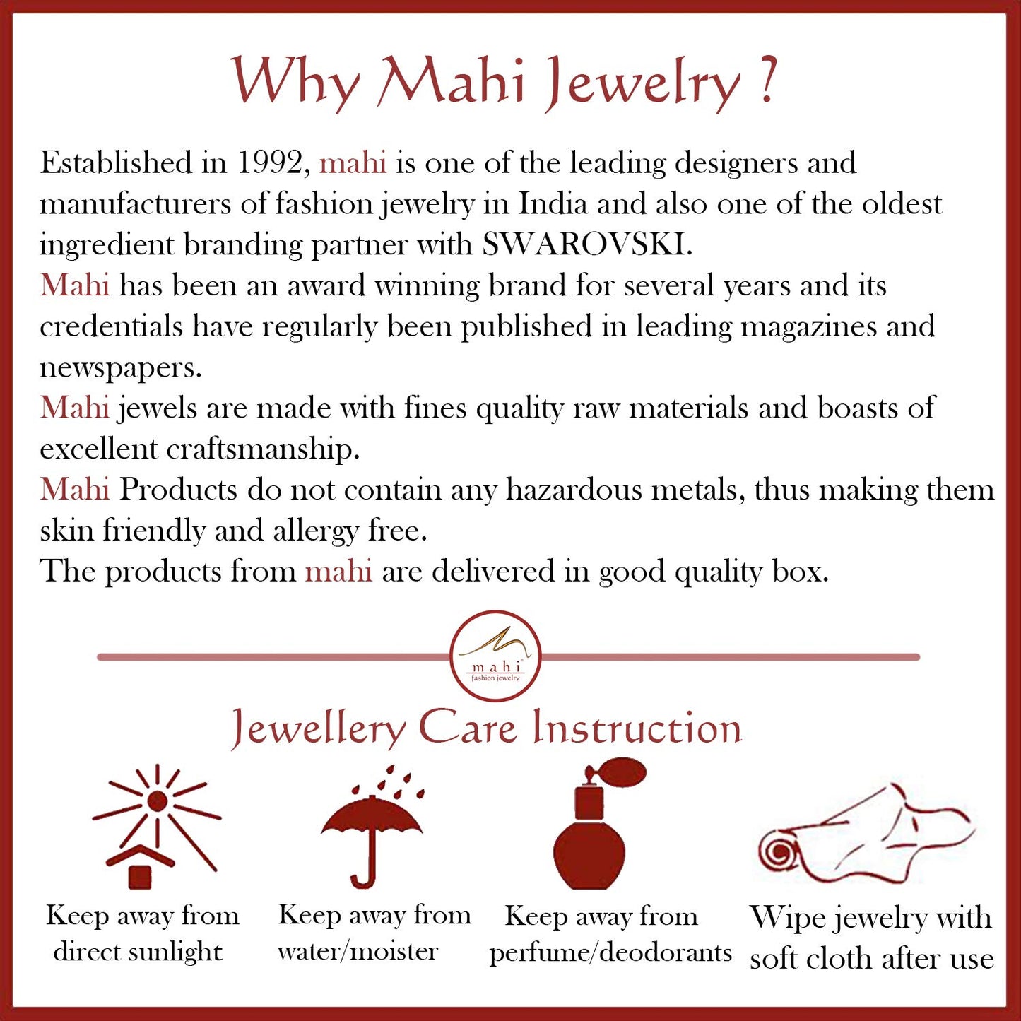 Mahi Rhodium Plated Squarish Cufflinks with Black Crystals (CL1100528RBla)