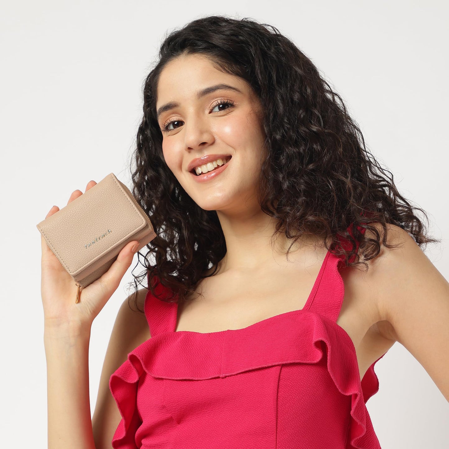 Fastrack Women's Pocket Essentials Wallet | Compact & Convenient | Coin Purse, Card & Cash Slots | Everyday Carry | 6 Months Warranty