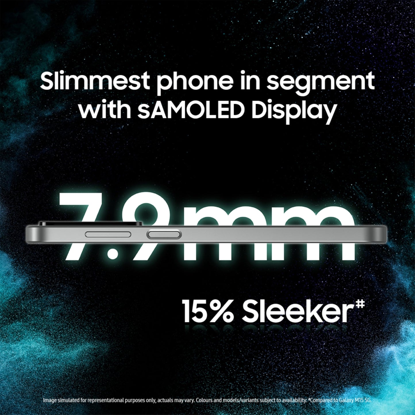 Samsung Galaxy M16 5G (Mint Green, 6GB RAM, 128 GB Storage) | MediaTek Dimensity 6300 | AnTuTu Score 422K+ | Super Amoled Display | 25W Fast Charging | 6 Gen. of OS Upgrades | Without Charger