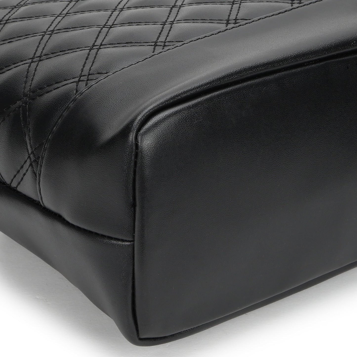 Fastrack Quilttote | Quilted Faux-Leather Laptop Tote For Women | 14-Inch Laptop Compatible Office & Casual Carry