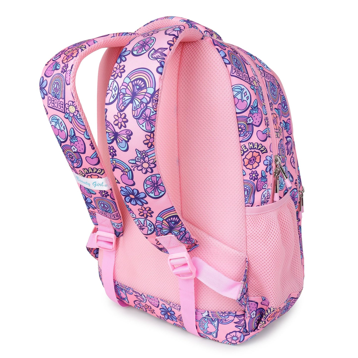 BEAUTY GIRLS BY HOTSHOT |SCHOOL BAG|COLLEGE BACKPACK|TUTION BAG|FOR GIRLS & WOMEN|18 INCH|32 L WATER RESISTANT |SCHOOL BAG FOR GIRLS