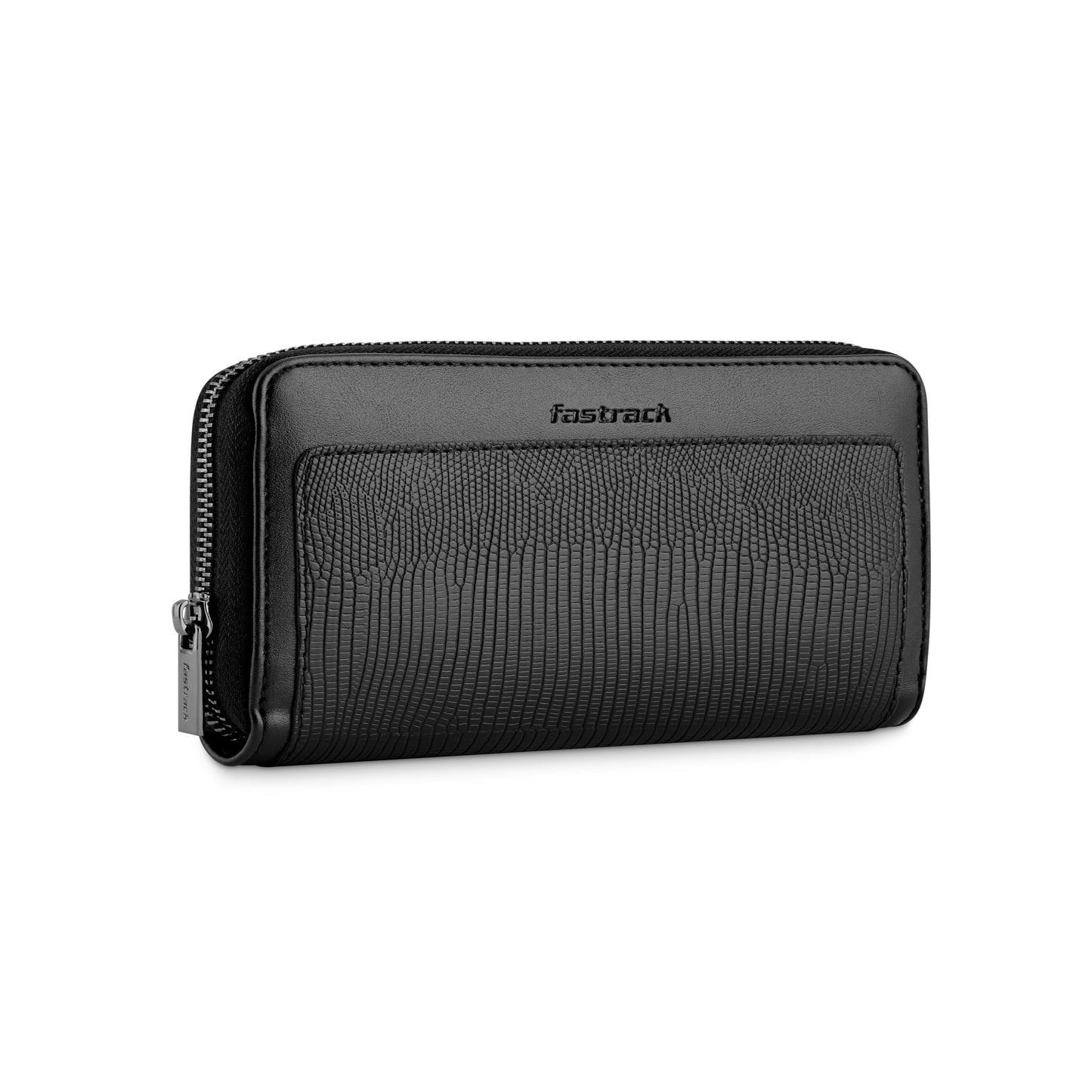 Fastrack Women Zipper Casual Wallet with Multiple Card Slots | Made up of Premium Faux Leather | Wallet for Daily Casual Use