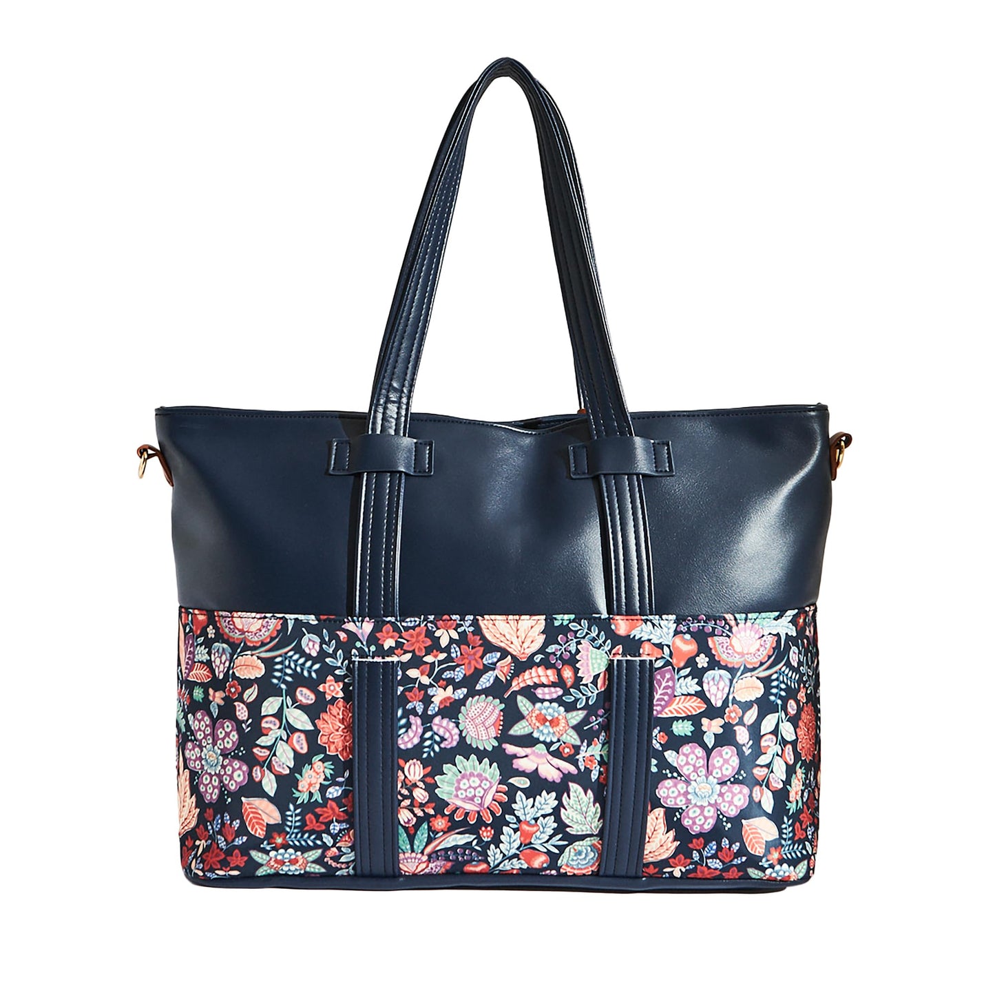 Chumbak Office Tote Bag for Women | Stylish Shoulder Bags for College | Professional Canvas Tote Bag | Laptop-Friendly College Bag