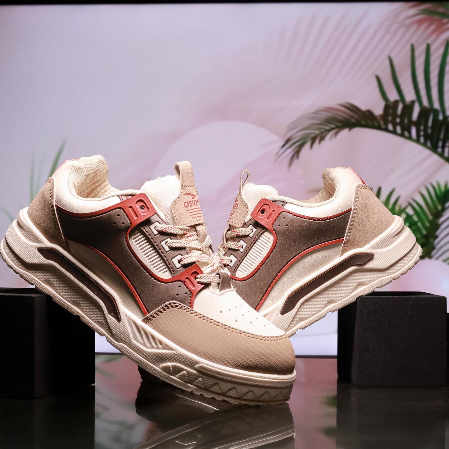 ASIAN Nexus-02 Men’s Casual Sneakers | Trendy Lace-Up Design | Lightweight Comfort, Premium Finish & Anti-Slip Sole for Daily Use
