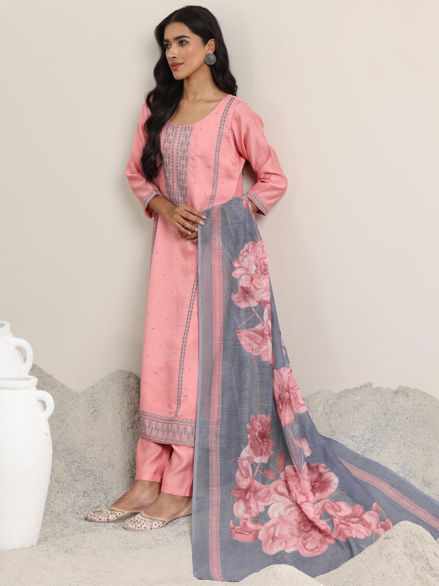 Libas Women's Cotton Blend Kurta Set (99512
