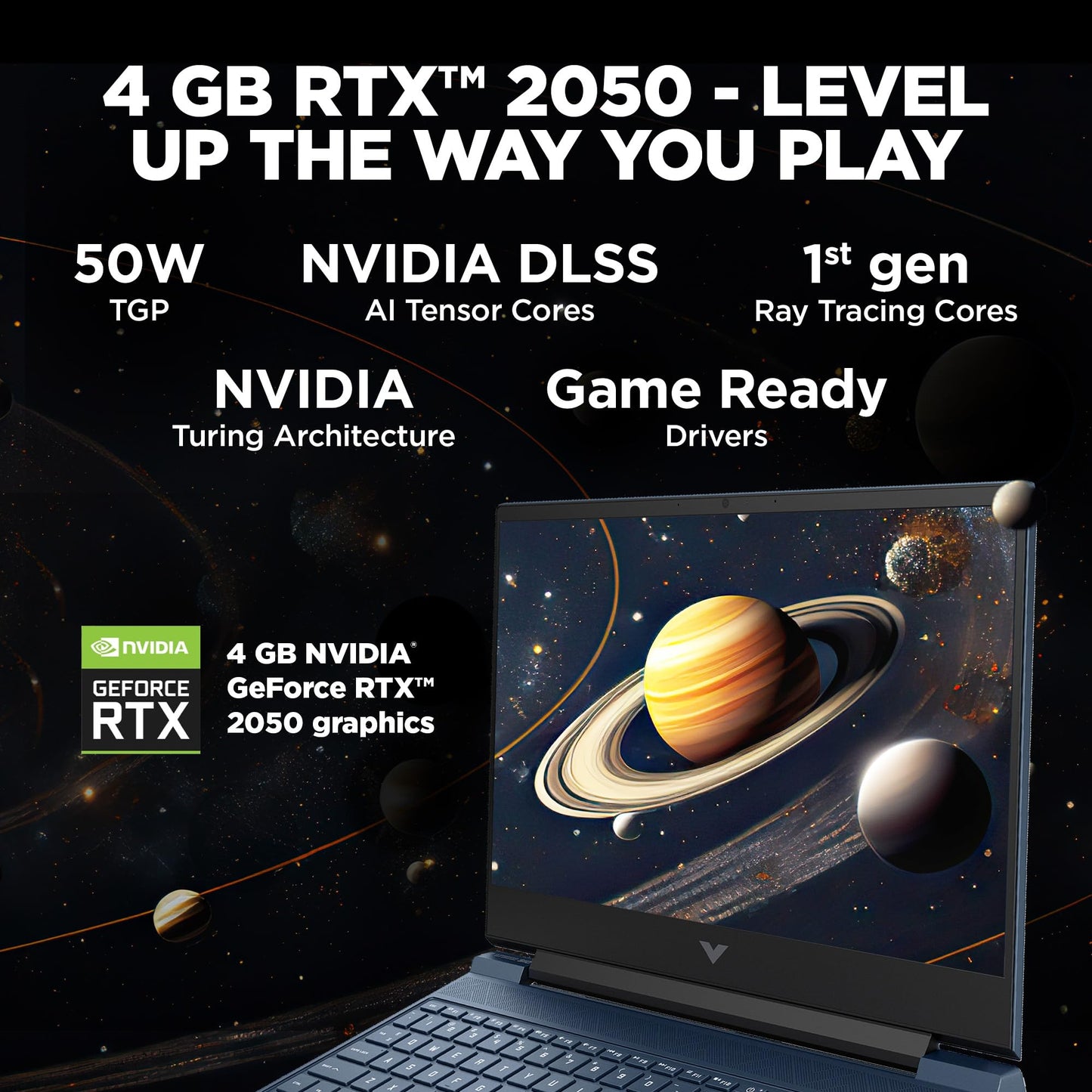 HP Victus, 12th Gen Intel Core i5-12450H, NVIDIA RTX 2050 Gaming Laptop (16GB DDR4, 512GB SSD), 144Hz, IPS, 15.6"/39.6cm, FHD, Win 11, Office 21, Blue, 2.3kg, Enhanced Cooling, fa1227TX/fa1314TX