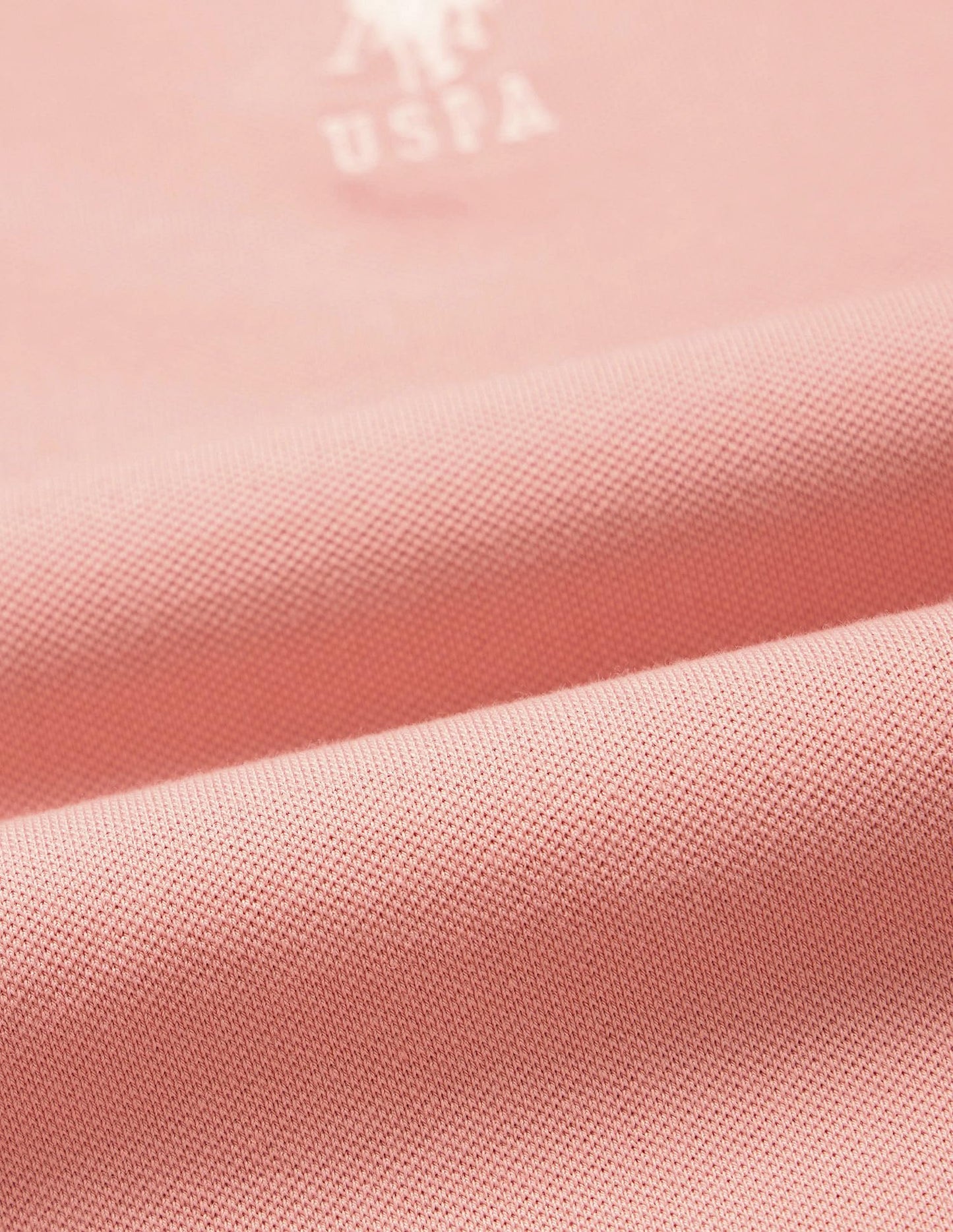 U.S. POLO ASSN. Women's Cotton Regular Fit T-Shirt (UWAW24PTS122_Peach,Large