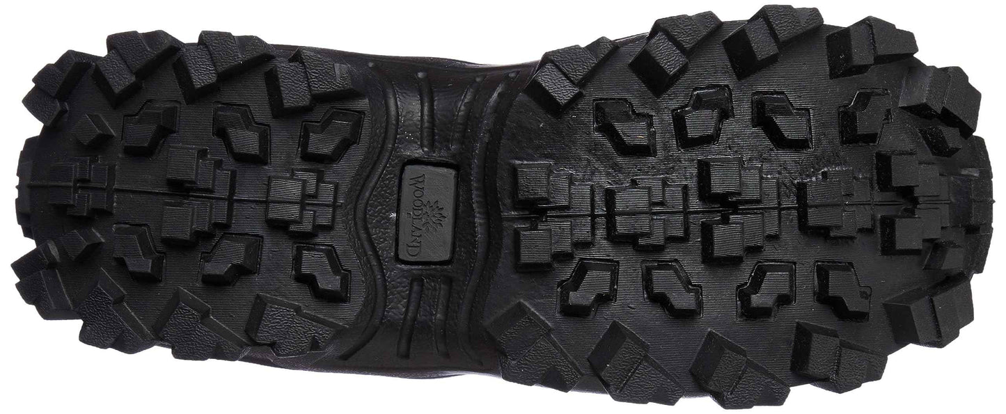 Woodland Men's Charcoal Grey Leather Casual Shoe-9 UK (43 EU) (G 40777CMA)