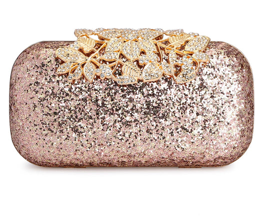 TOOBA Women's Clutch, Metallic Rose Gold