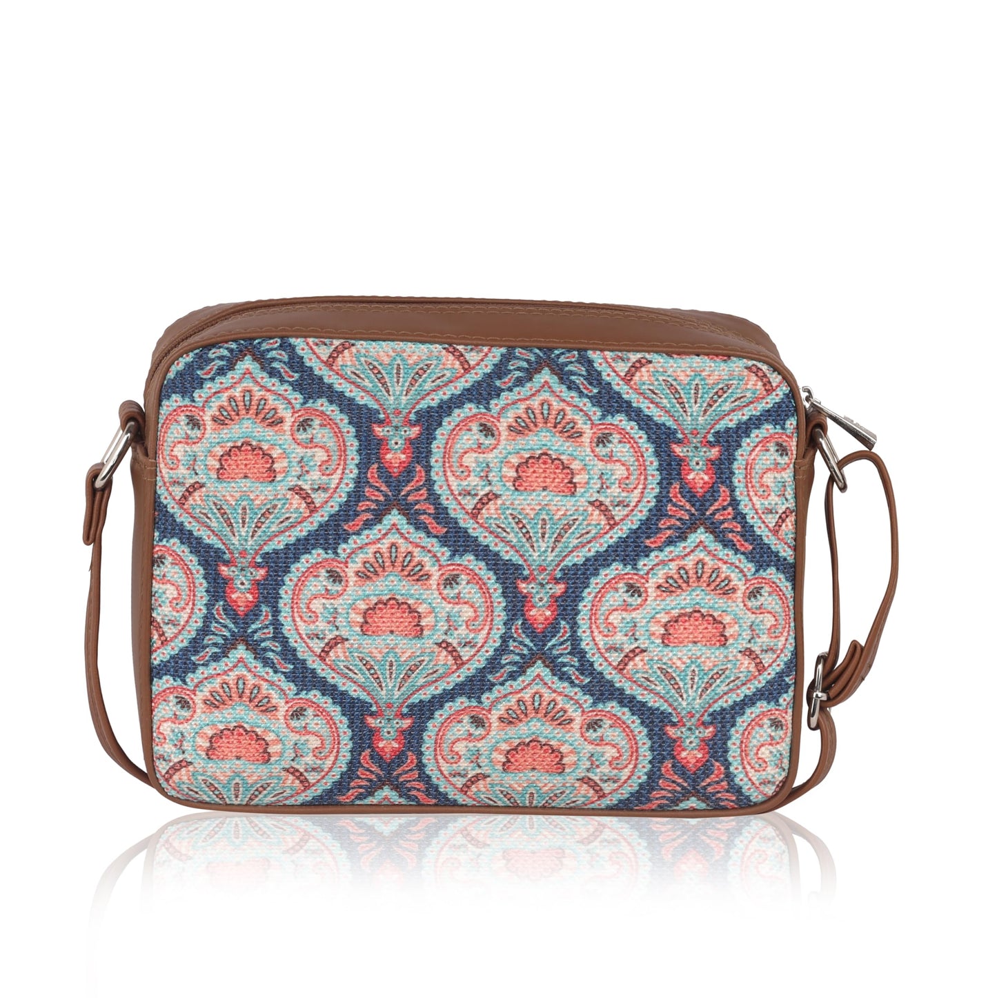 LIVRO Handcrafted Vegan Leather Latest Sling Bag for Women | Stylish & Exotic Printed Crossbody Bag for Girls | Trendy Sling Bag for College & Casual Use | Lightweight & Spacious | Alipo Bag