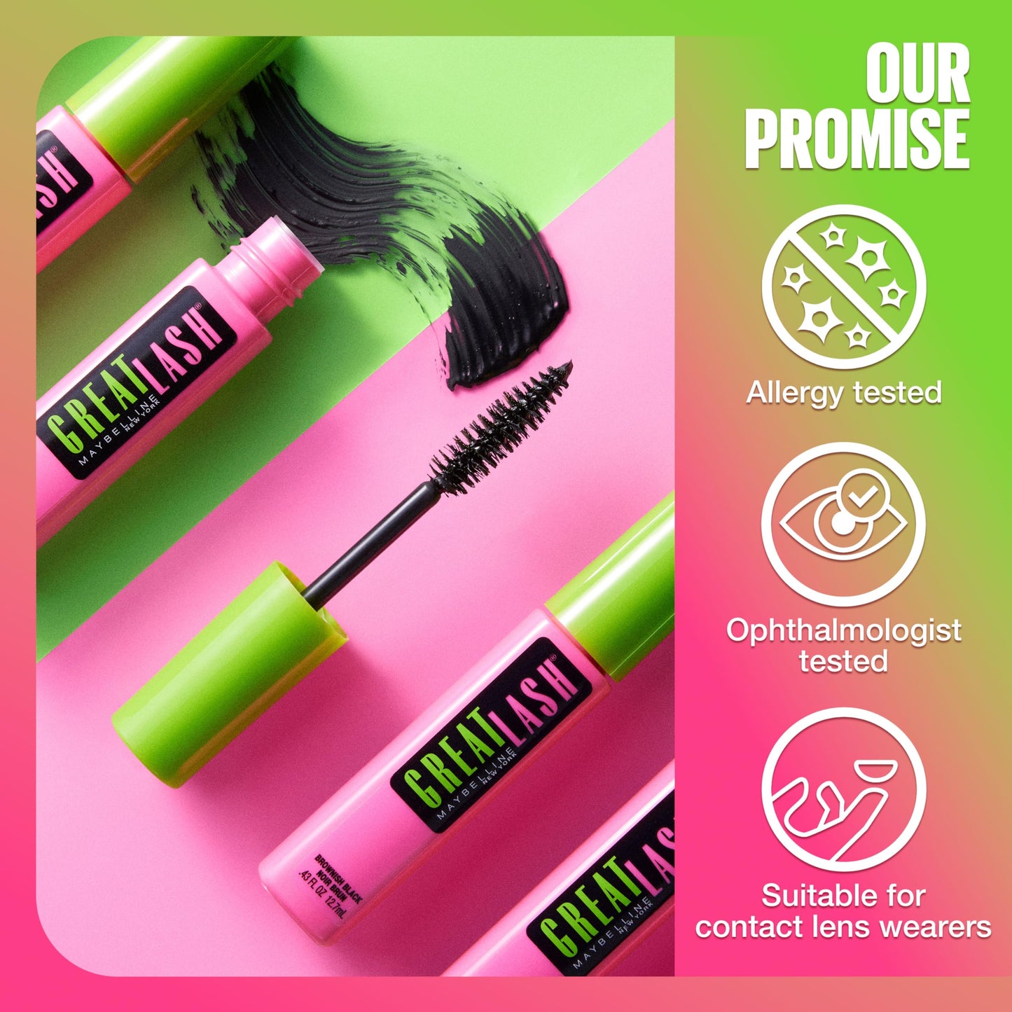 Maybelline New York Great Lash Clear Mascara for Lash and Brow 110 0.44 Fluid Ounce