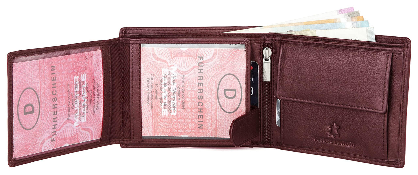 WildHorn Rakhi Gift Hamper for Brother - .Classic Men's Leather Wallet, and Rakhi Combo Gift Set for Brother, Brown, One Size (RAKHIGIFT001)