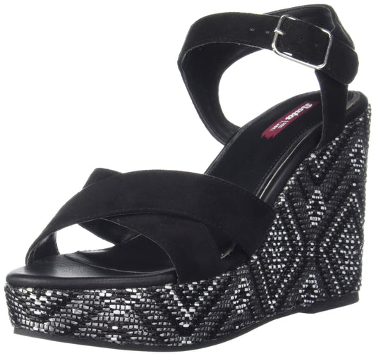 BATA Women's 7616078 Ankle-Strap Sandal - [Black, 5 UK]