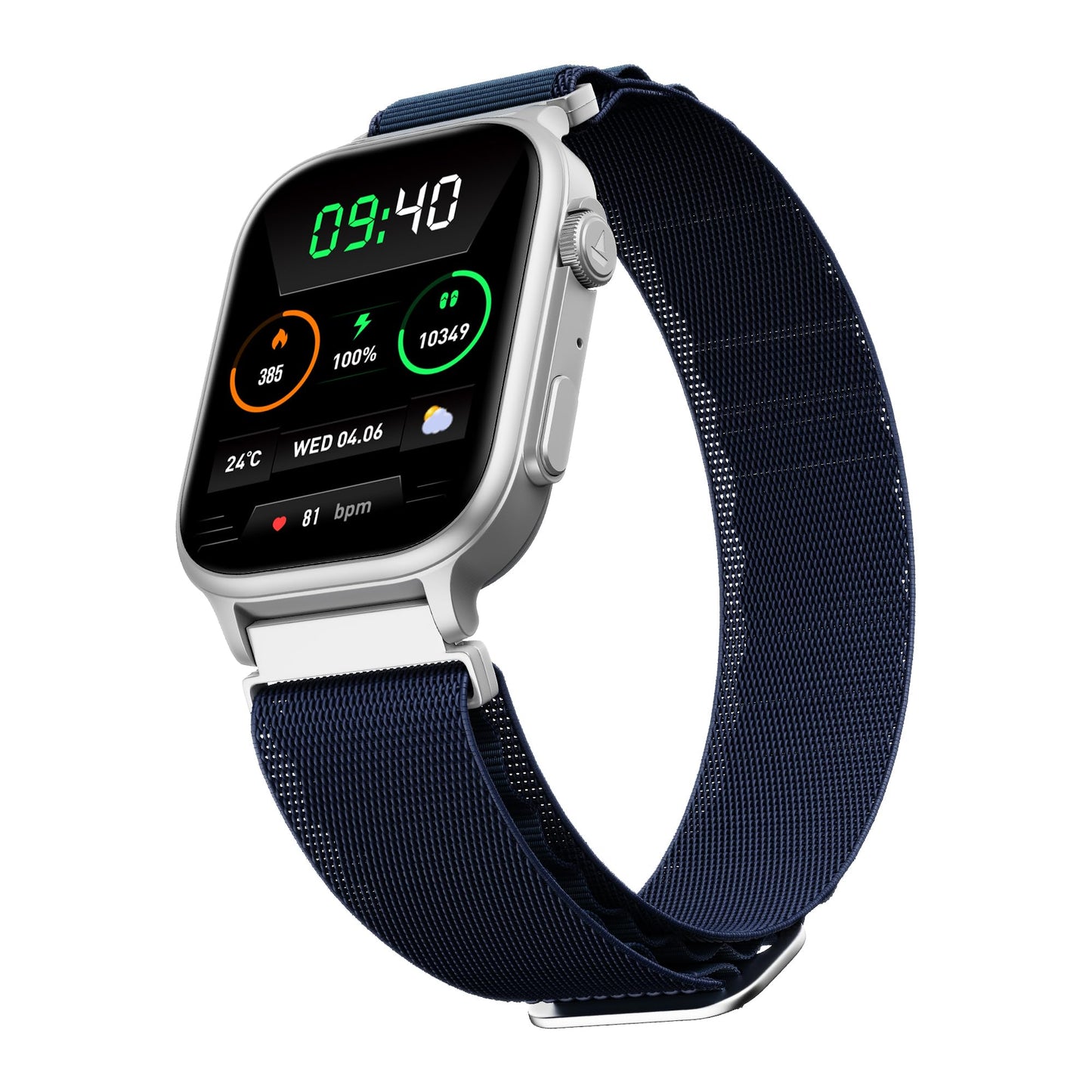 boAt New Launch Storm Infinity Max, 20 Days Maximum Battery, Biggest Battery Capacity Ever! 2.01" (5.1cm) Display, Functional Crown, AI Nudges, BT Calling, Smart Watch for Men & Women (Sports Blue)