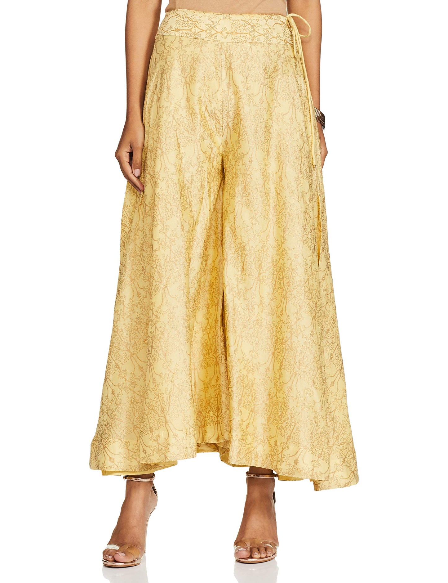 BIBA Women's Pink Front Open Suit Set By Anju Modi