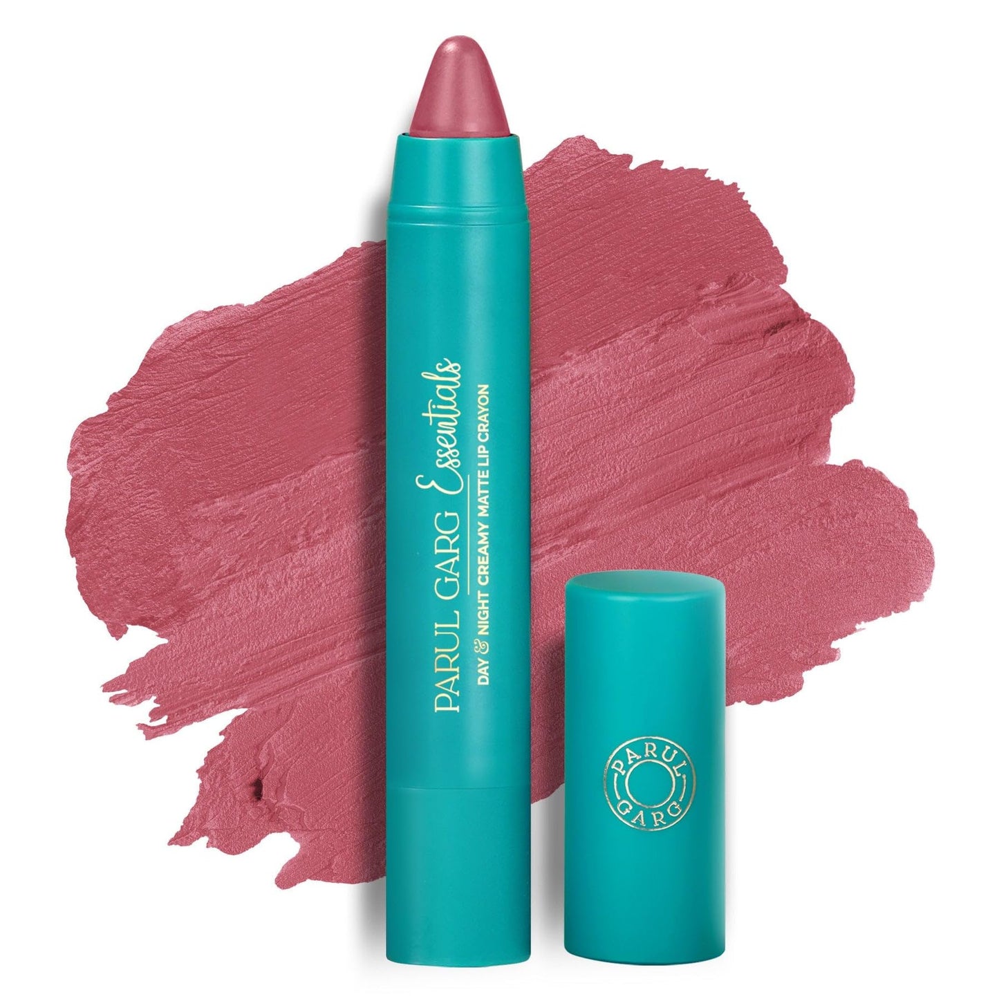 Parul Garg Beauty Creamy Matte Lip Crayon | Soft Matte & Hydrating Formula with Almond Oil & Vitamin E | Rich Pigment & Comfortable Wear | 100% Vegan (Iconic)