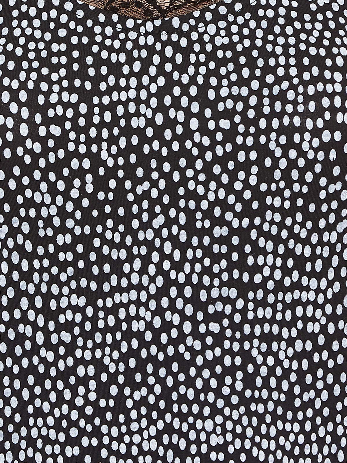 Clovia Women's Cotton Printed Knee Length Nighty (Black_2XL_NS1088A13XXL_Black_XXL)