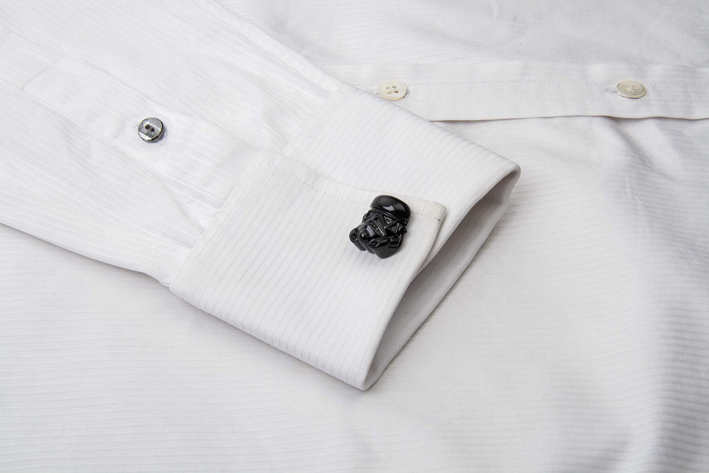 Knighthood Mask Cufflinks for Men (Black)
