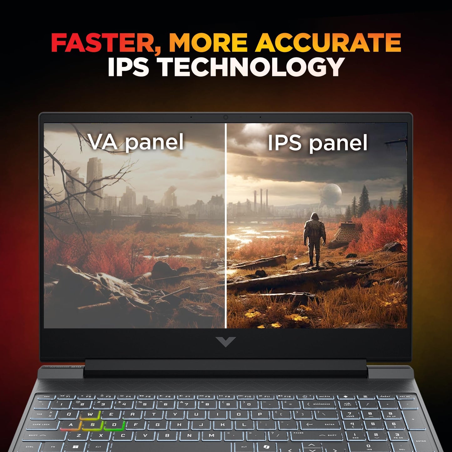 HP Victus, Intel Core 7 240H, 8GB RTX 5060, 24GB DDR5(Upgradeable) 1TB SSD, FHD, 144Hz, 300 nits, IPS, 15.6''/39.6cm, Win11, M365* Office24, Mica Silver, 2.29kg, fa2405TX, RGB Backlit, Gaming Laptop