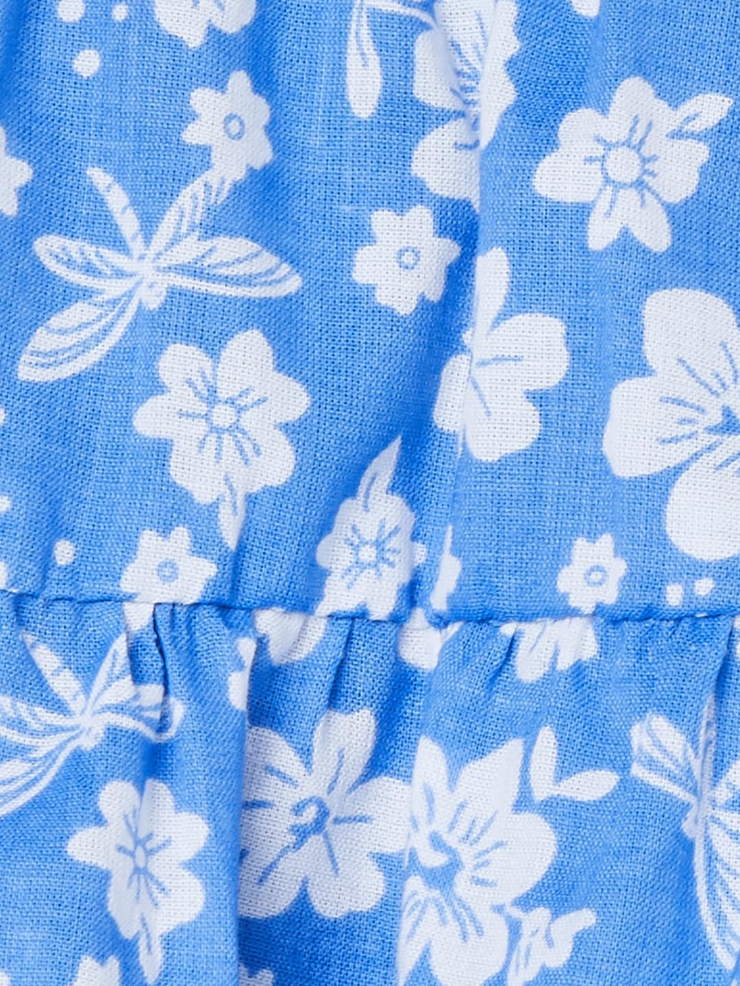 Max Girls Printed Tiered Skirt (S24AWS01ABLUE)_12-18M