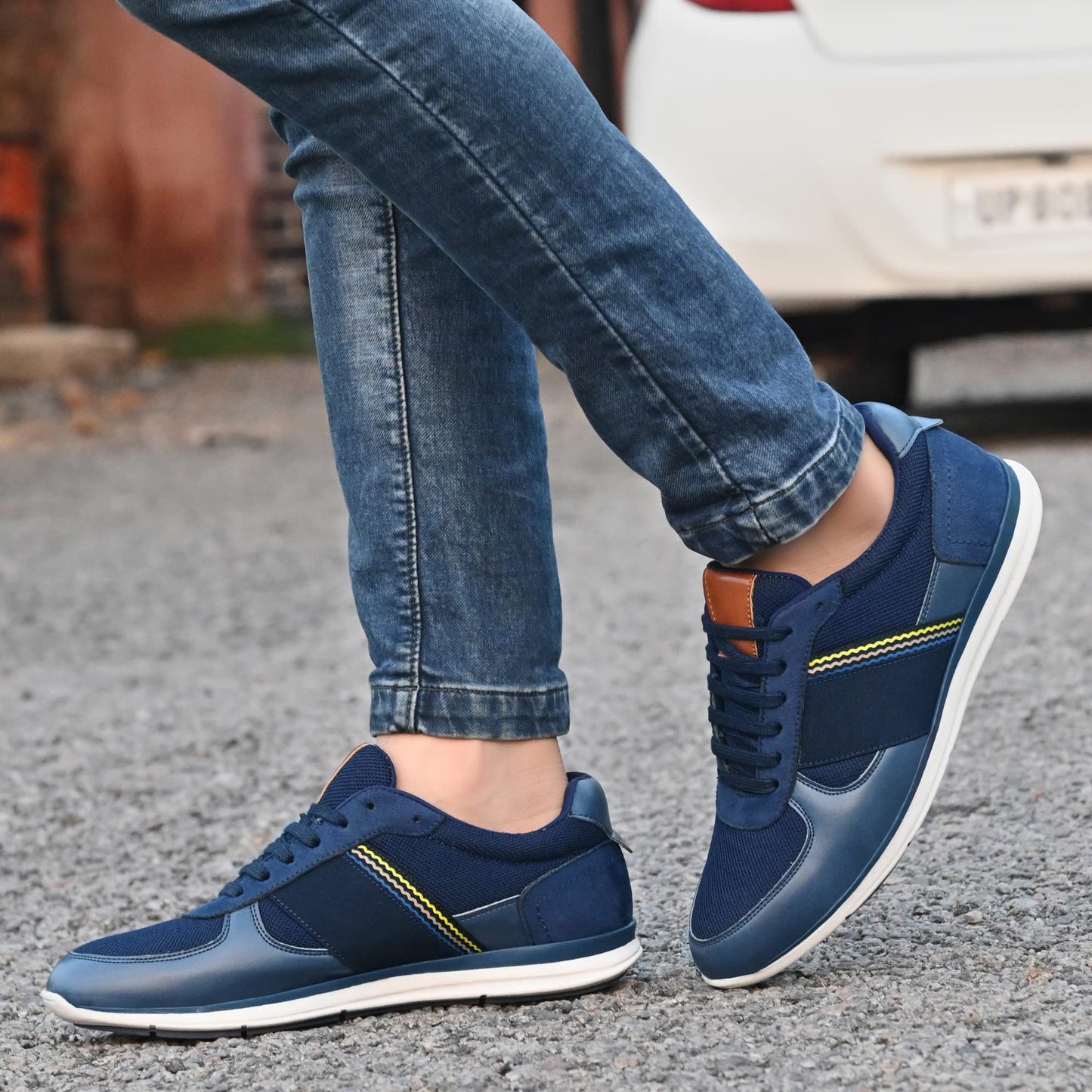 Centrino Casual Shoe for Men | Trendy Sneaker with Soft Cushioned Insole | Stylish, Durable & Comfortable Design | Ideal for Everyday Casual Wear & Outings 6016-04_Navy_10