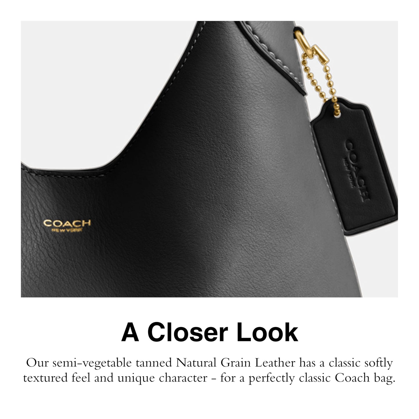 Coach Womens Courage Shoulder 28, Black, One Size, Brooklyn Shoulder Bag