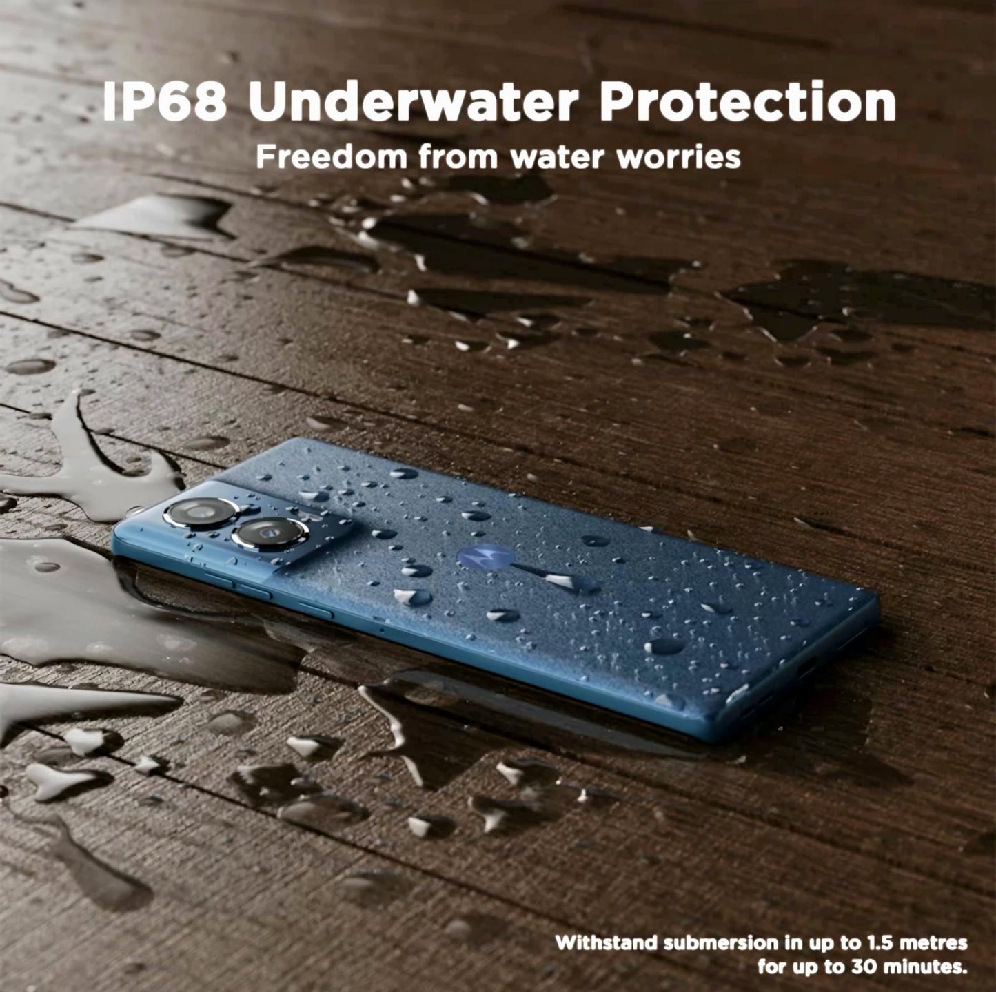 Motorola Edge 50 Fusion 5G (Forest Blue, 12GB RAM, 256GB Storage)