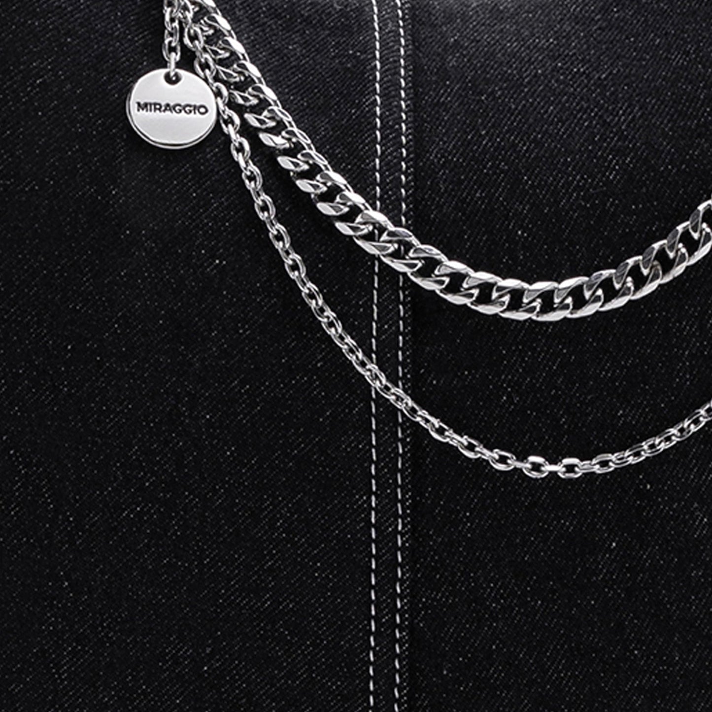 Miraggio Rio Hobo Bag (Black)