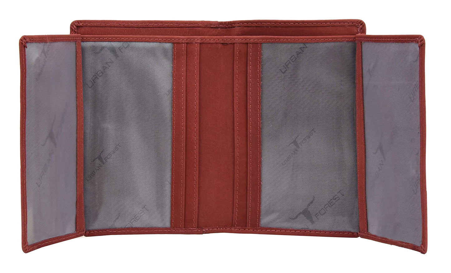 URBAN FOREST Celia Red Leather Wallet for Women