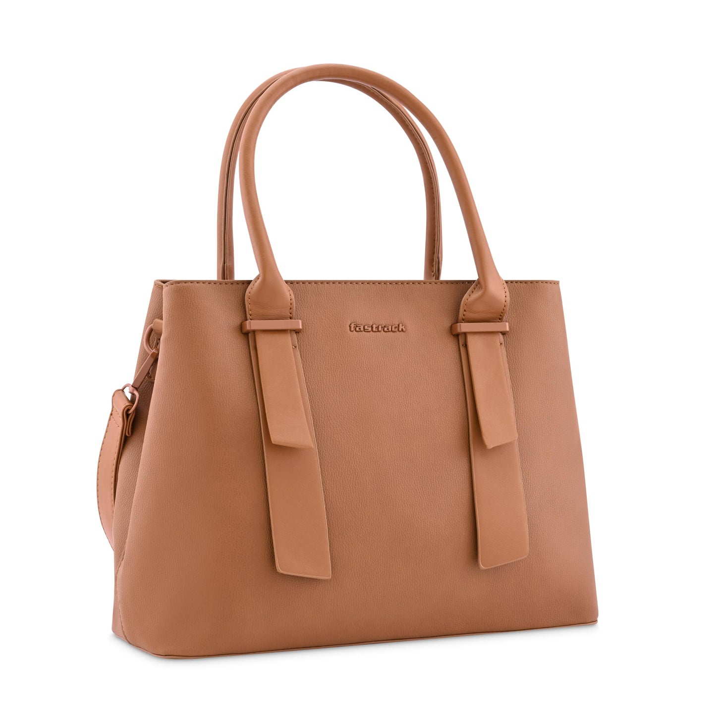 Fastrack Switch-It-Up Satchel | Faux-Leather Women's Handbags | Comes with a Key-Leash| Ladies Purse Handbag | Satchel for Casual Carry