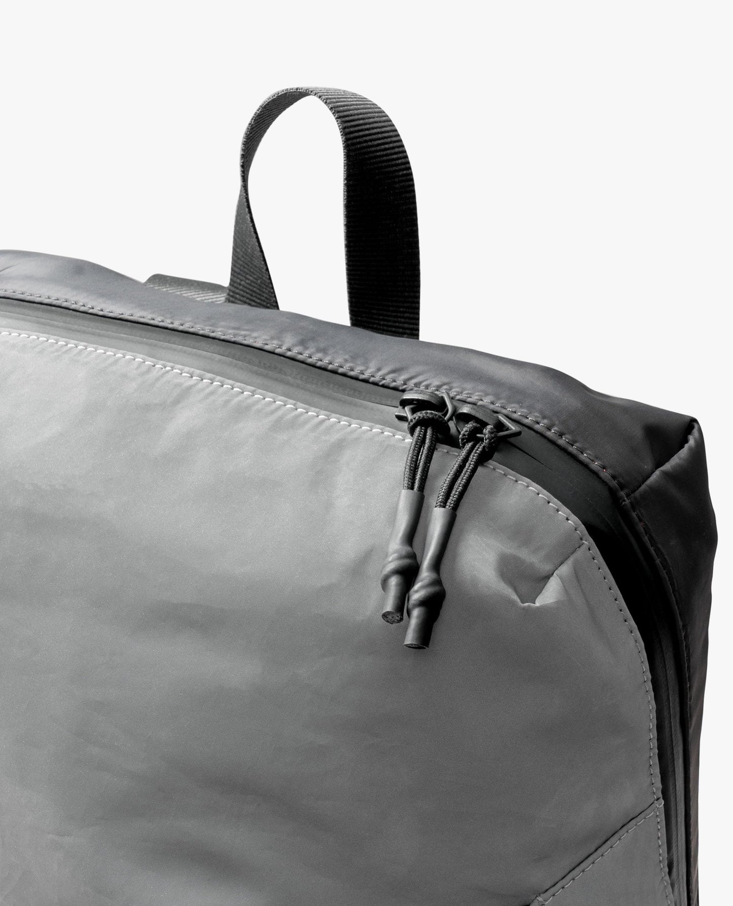 DailyObjects Light Grey Blaze Daypack | Lightweight Reflective Fabric | Casual Laptop Bag with Luggage Sleeve | Unisex Travel Backpack | iPad Storage | Adjustable Strap for Comfort Carry