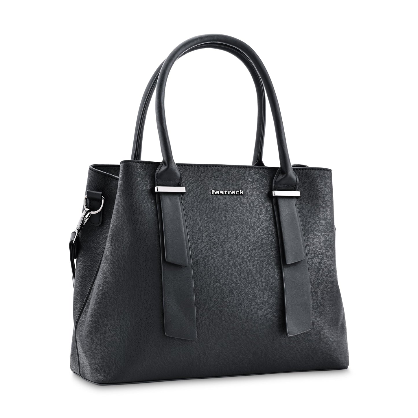 Fastrack Switch-It-Up Satchel | Faux-Leather Women's Handbags | Comes with a Key-Leash| Ladies Purse Handbag | Satchel for Casual Carry