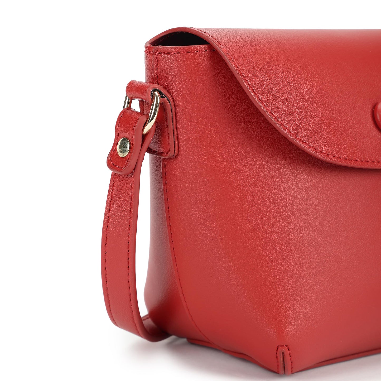 Fastrack Catch Me If You Can Sling Bag for Women | Small Size with Flap and Button Lock, Adjustable Strap | Stylish, Functional Sling Bag for On-the-Go