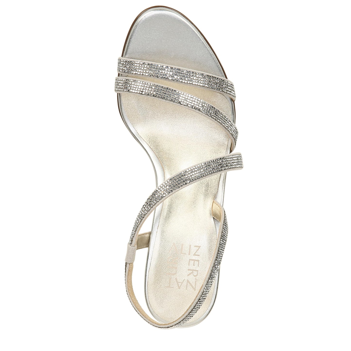 Naturalizer Women's Vanessa2 Strappies Sandal, Silver, 8.5 W (C)