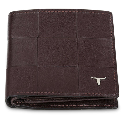 URBAN FOREST Miles Brown Leather Wallet for Men