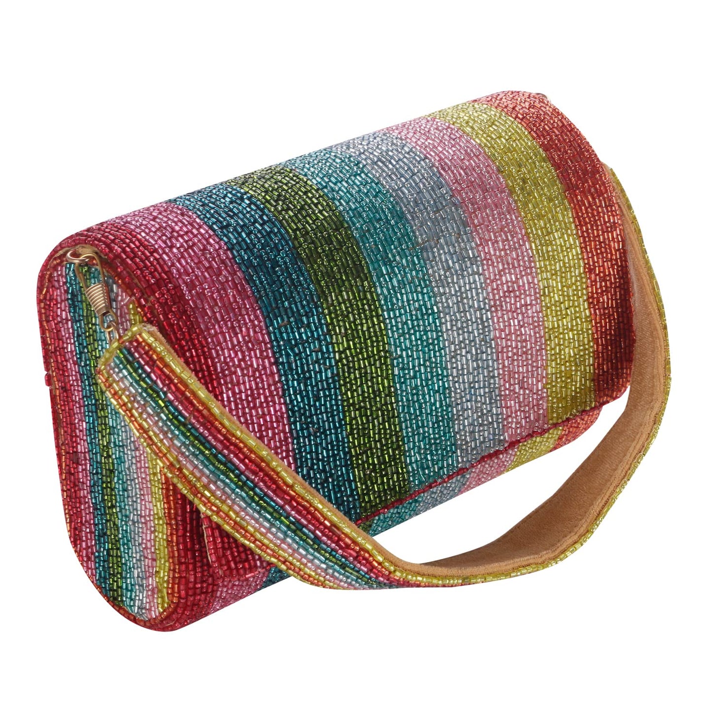 SWISNI Multicolor rainbow flap clutch bag II Women's Traditional Designer Clutch For Women & Girls II FLAP BAGS