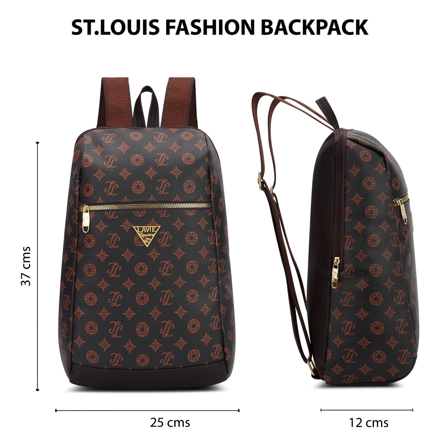 Lavie Signature Women's St.Louis 11L Fashion Backpack for Women | Compact Backpack | Ladies purse | Stylish Shoulder Bag | Gift for Women