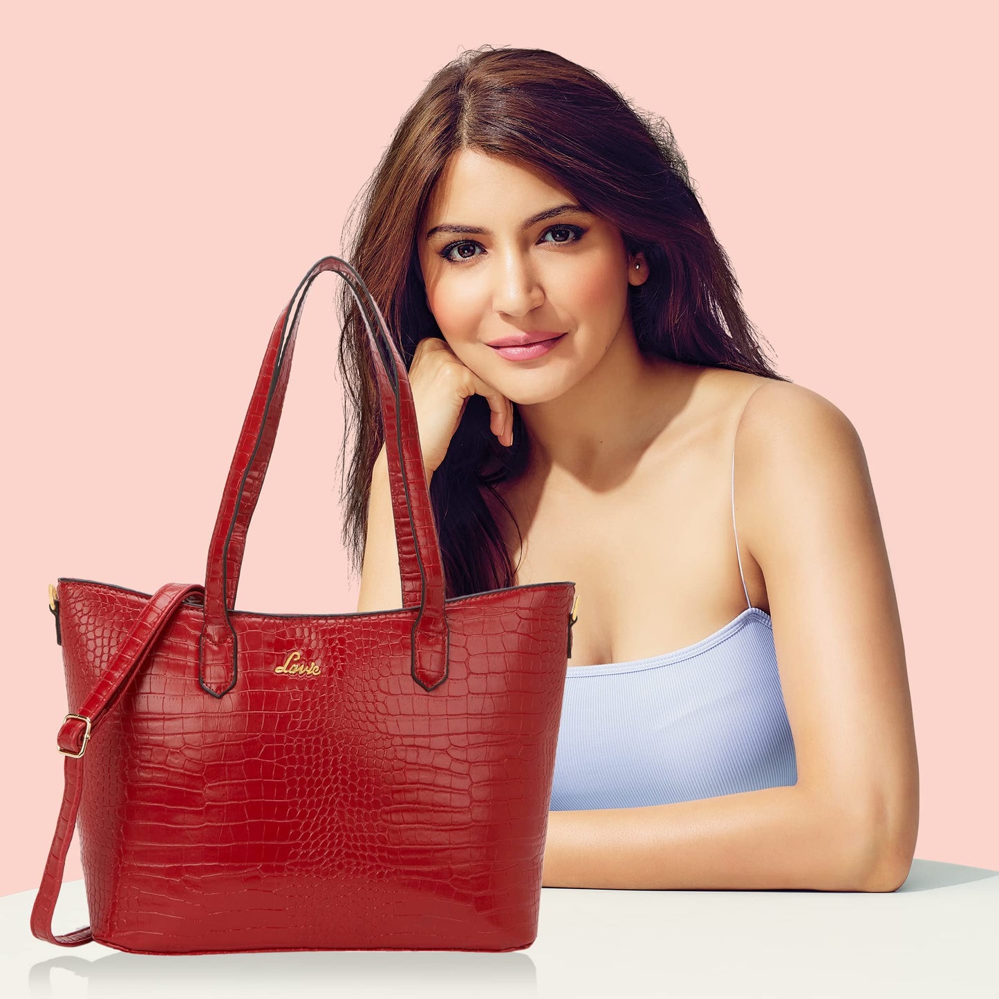 Lavie Hailon Large Tote (Red)