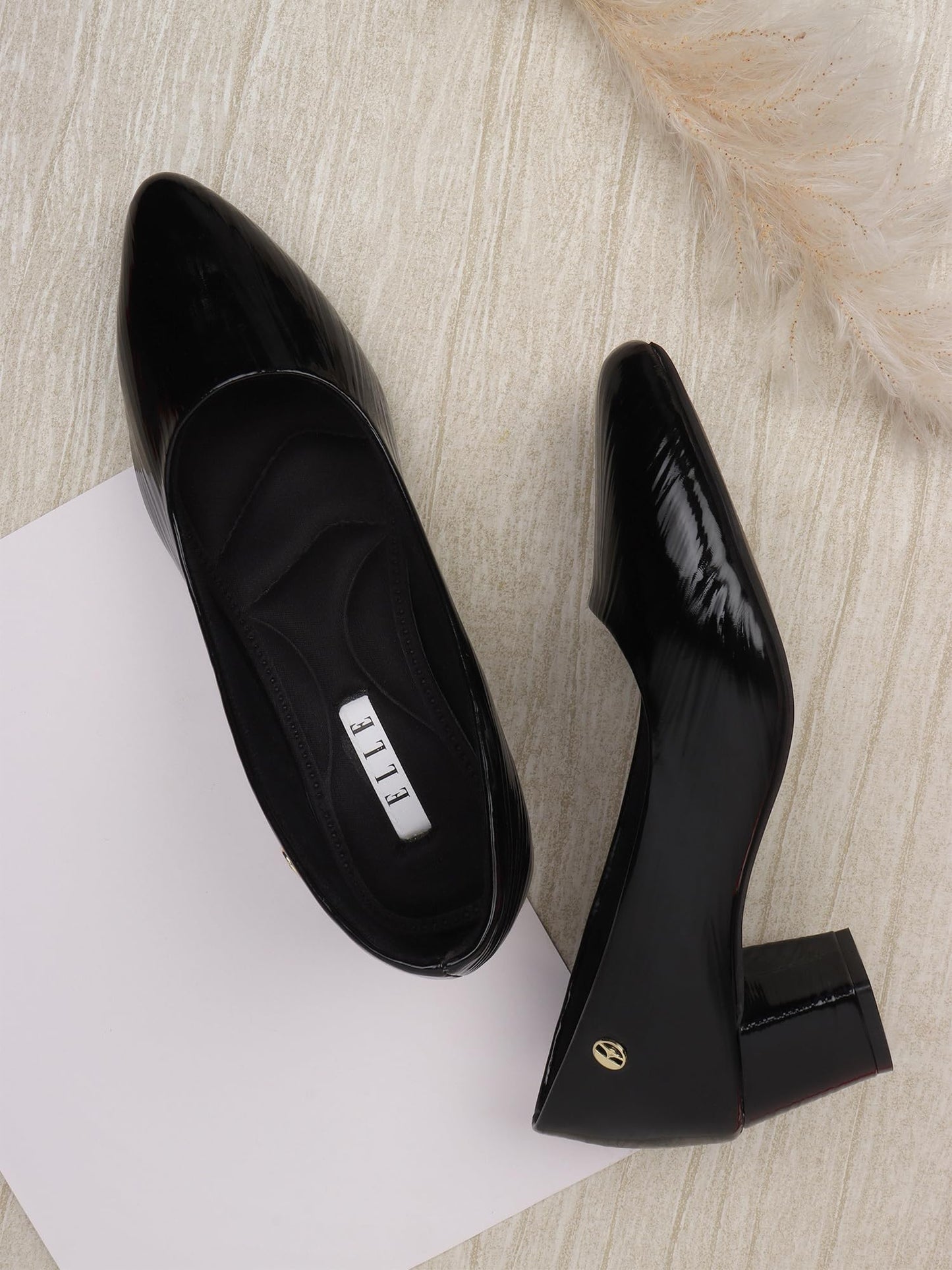 ELLE Women Shoes,Black,UK-8