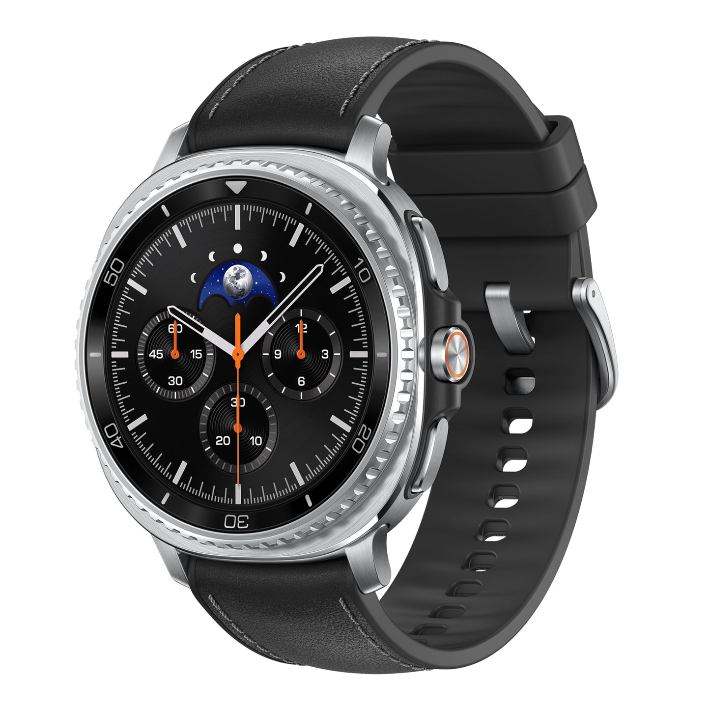 Samsung Galaxy Watch8 Classic (46mm Bluetooth, Black) with 3nm Processor | Dual GPS | Sapphire Glass & Stainless Steel | 5ATM & IP68 | BP, ECG, IHRN & Vascular Load Monitoring | Anti-oxidant Index